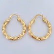 Hoop Earrings Kari 3.45gr / 3cm / 18K Gold &