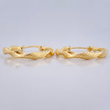 Hoop Earrings Hera 1.45gr / 2.2cm / 18K Gold &
