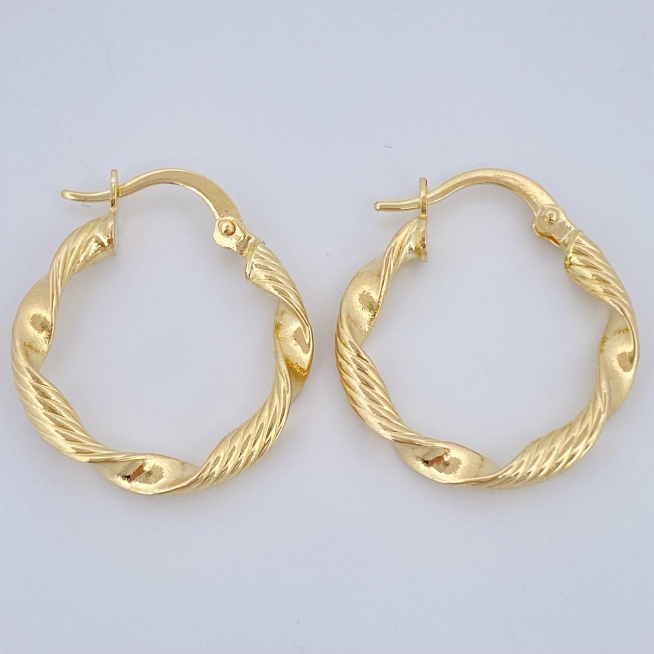 Hoop Earrings Hera 1.45gr / 2.2cm / 18K Gold &