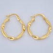 Hoop Earrings Hera 1.45gr / 2.2cm / 18K Gold &