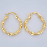 Hoop Earrings Hera 1.45gr / 2.2cm / 18K Gold &