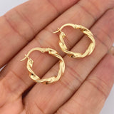 Hoop Earrings Mai 1.75gr / 2cm / 18K Gold &