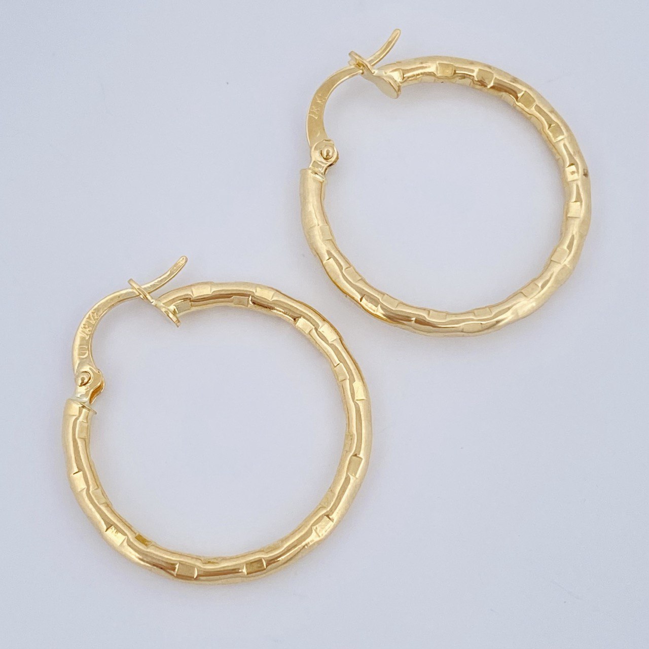 Hoop Earrings Kler 1.6gr / 2.5cm / 18K Gold &