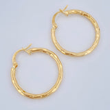 Hoop Earrings Kler 1.55gr / 2.5cm / 18K Gold &