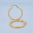 Hoop Earrings Kler 1.6gr / 2.5cm / 18K Gold &