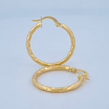 Hoop Earrings Kler 1.55gr / 2.5cm / 18K Gold &
