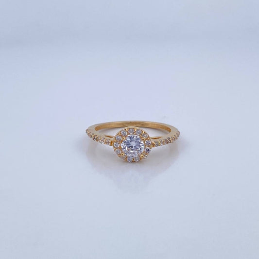 Anillo Circulo 2.3gr / T6 / Oro 18K &