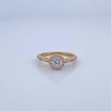 Anillo Circulo 2.3gr / T6 / Oro 18K &
