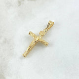 Pendant Cruz Cristo 3.05gr / 5.7cm / Screw Staff 18K Yellow Gold ©