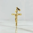 Pendant Cruz Cristo 3.05gr / 5.7cm / Screw Staff 18K Yellow Gold ©
