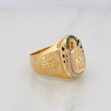 Anillo Virgen del Carmen 6.55g / T10 3/4 Oro Amarillo 18K