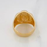 Anillo Virgen del Carmen 6.55g / T10 3/4 Oro Amarillo 18K