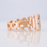 Anillo Correa Corona 3.7g / T9 1/4 Oro Rosa 18K