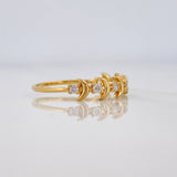 Anillo Lunas 1.55g / T7 1/2 Oro Amarillo 18K