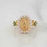 Anillo Virgen Milagrosa 3.45g / T6 Oro Amarillo 18K