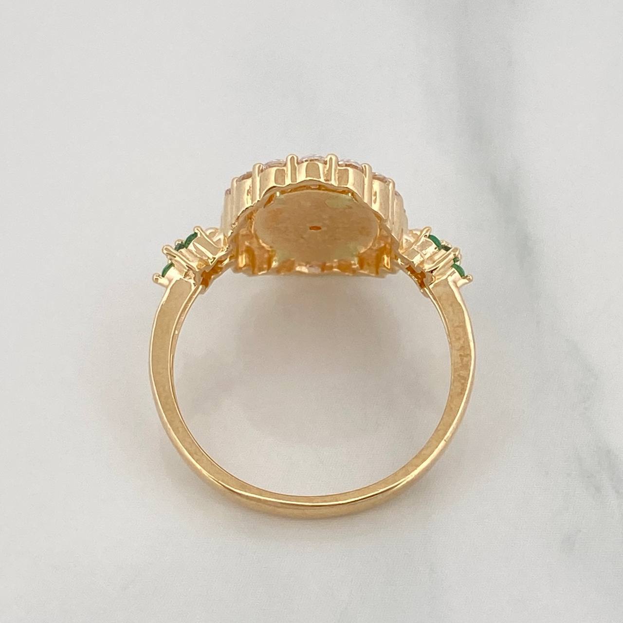 Anillo Virgen Milagrosa 3.45g / T6 Oro Amarillo 18K