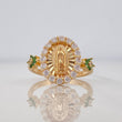 Miraculous Virgin Ring 3.55g / Size 6 1/4 Yellow Gold 18K