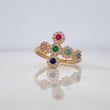 Anillo Cruz Tupida 2.3g / T6 Oro Amarillo 18K