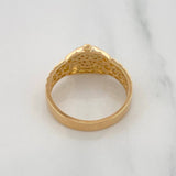 Anillo Correa Corona 3.95g / T7 1/4 Oro Amarillo 18K
