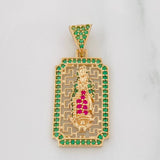 Dije Medalla Virgen Guadalupe 3.4g / 1 1/4 in Oro Amarillo 18K