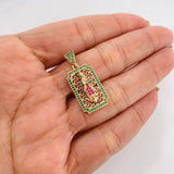 Dije Medalla Virgen Guadalupe 3.4g / 1 1/4 in Oro Amarillo 18K