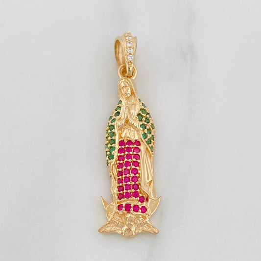 Dije Virgen Guadalupe 3.2g / 1 1/2 in Oro Amarillo 18K