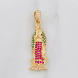 Dije Virgen Guadalupe 3.2g / 1 1/2 in Oro Amarillo 18K