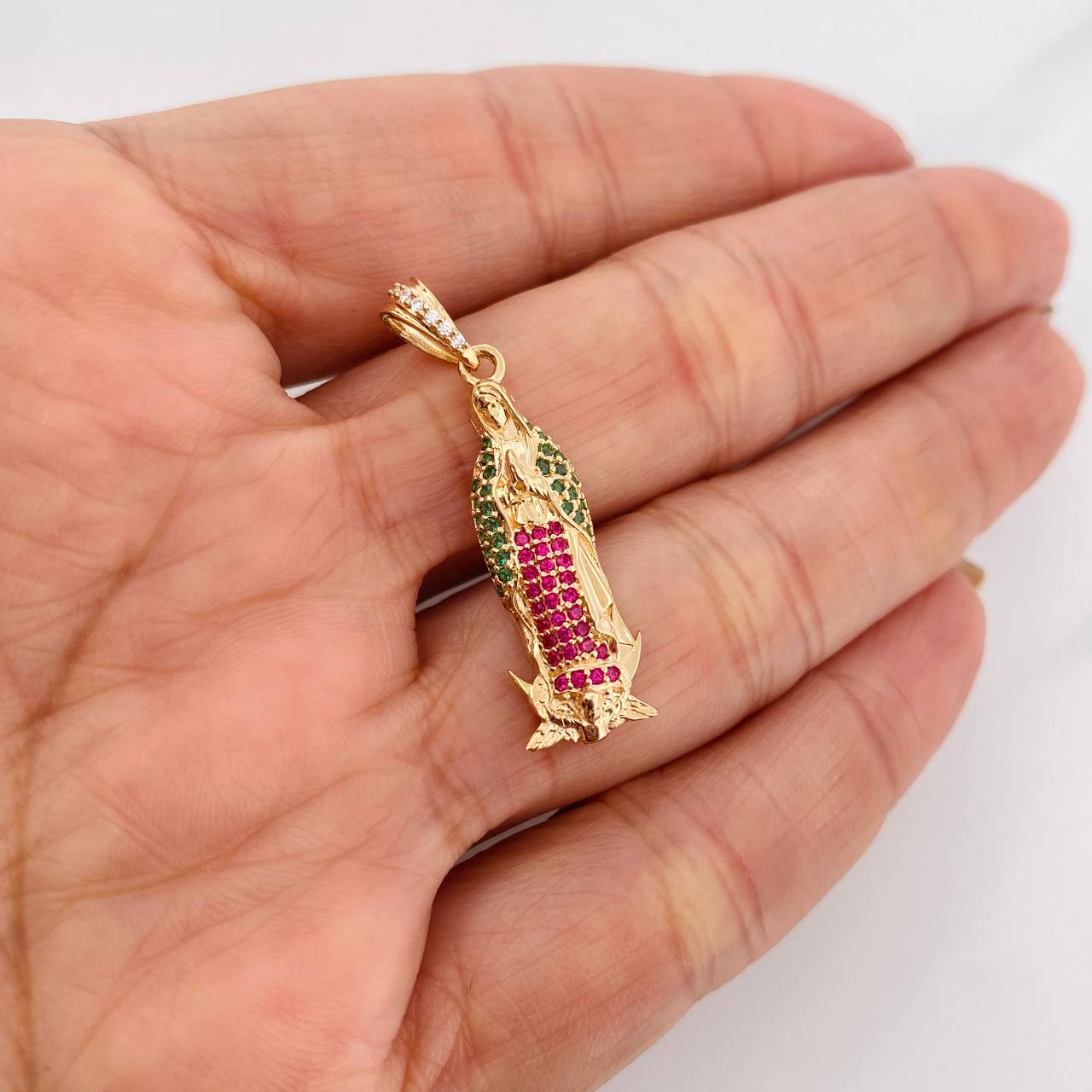 Dije Virgen Guadalupe 3.2g / 1 1/2 in Oro Amarillo 18K
