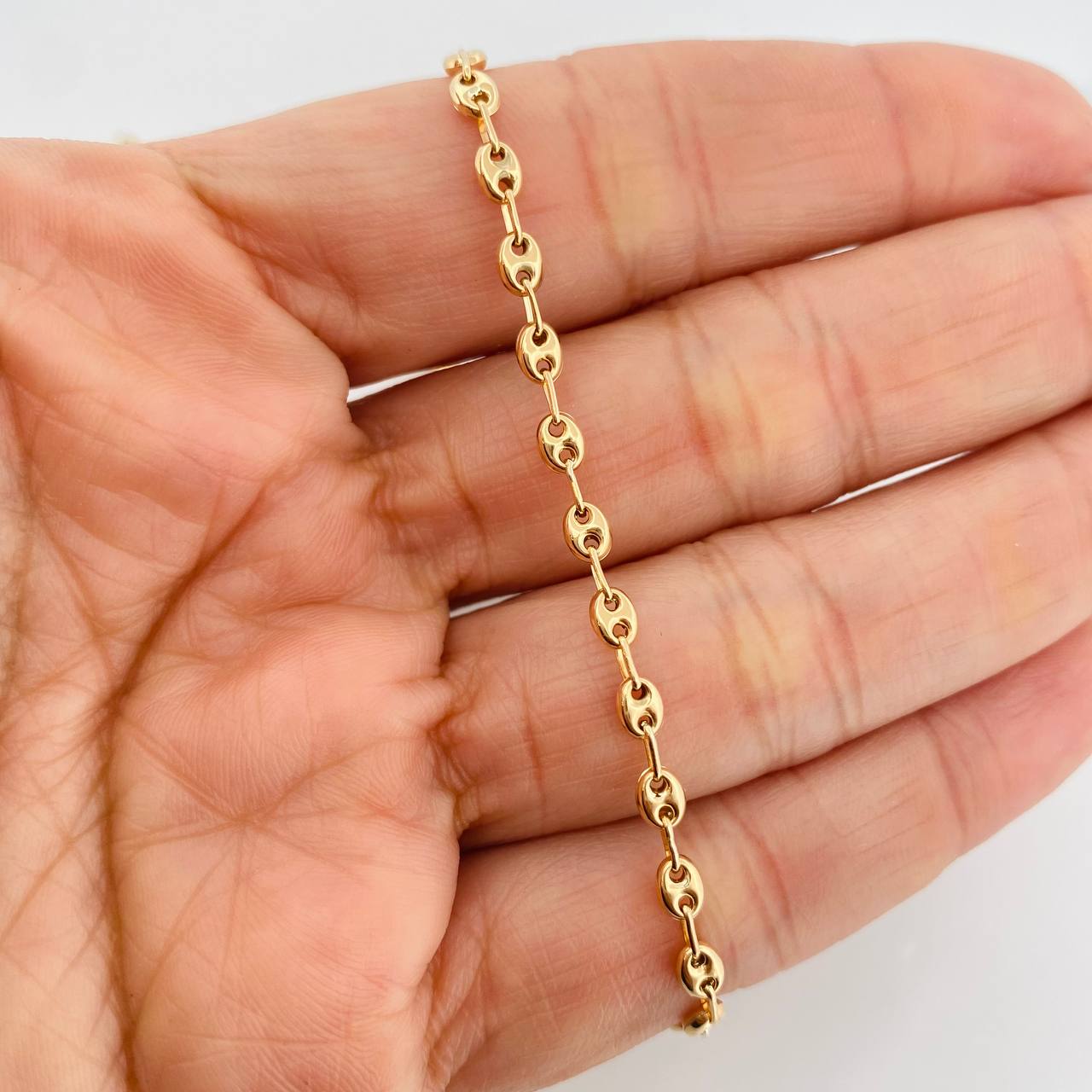 Anklet GC 2.8g / 7 1/2 in / 3.12mm Yellow Gold 18K