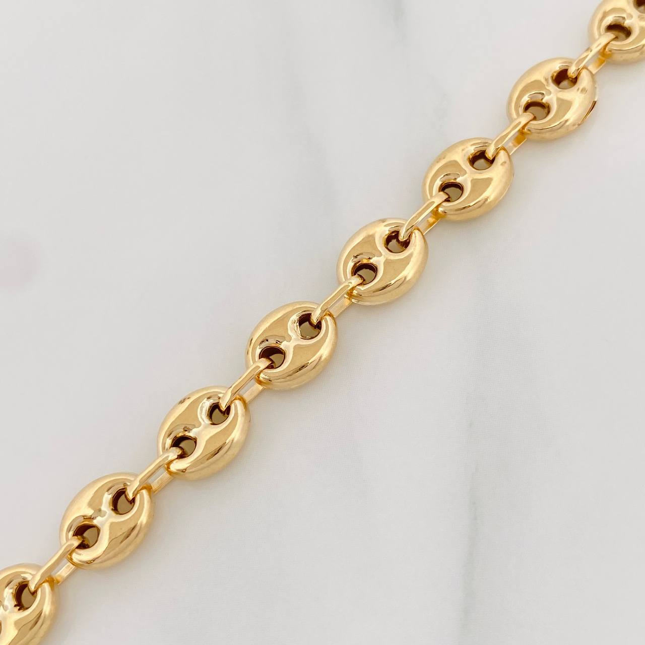 Bracelet GC 6.5g / 7 1/2 in / 6.6mm Yellow Gold 18K
