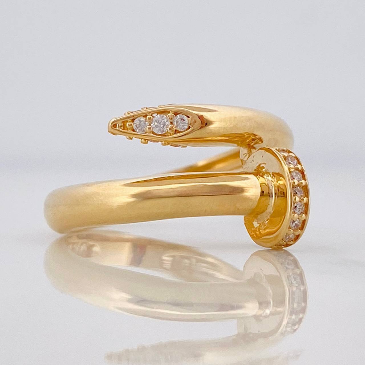 Nail Ring 3.9g / T7 Yellow Gold 18K