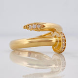 Nail Ring 3.9g / T7 Yellow Gold 18K