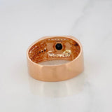 Anillo Vertice Solar 6.35g / T11 3/4 Oro Rosa 18K