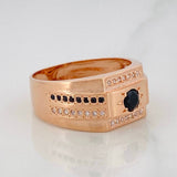 Anillo Vertice Solar 6.35g / T11 3/4 Oro Rosa 18K