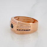 Anillo Vertice Solar 6.35g / T11 3/4 Oro Rosa 18K