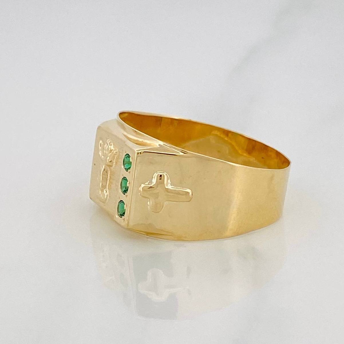 Anillo Divino Niño 3.1g / T10 1/2 Oro Amarillo 18K