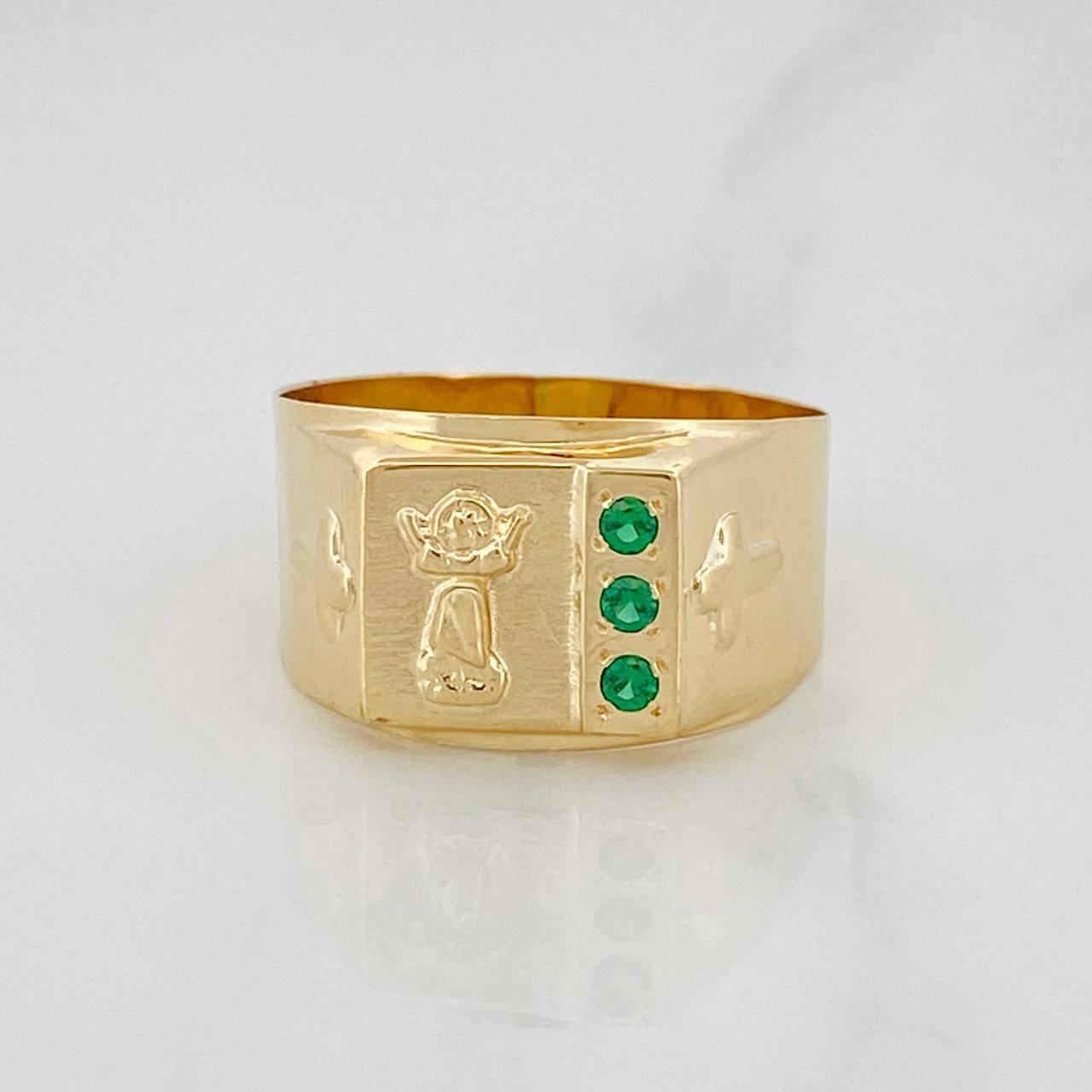 Anillo Divino Niño 3.1g / T10 1/2 Oro Amarillo 18K