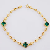 Bracelet GC Clover 4.65g / 7 3/4 in / 3.5mm Yellow Gold 18K