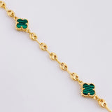 Bracelet GC Clover 4.65g / 7 3/4 in / 3.5mm Yellow Gold 18K