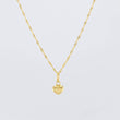 Set Cadena y Dije Singapur + Corazón 1.25gr / 17 3/4 in / Oro Amarillo 18K ©