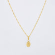 Venetian Chain and Pendant Set + Virgin 1.35gr / 19 3/4 in / 18K Yellow Gold ©