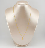 Venetian Chain and Pendant Set + Virgin 1.35gr / 19 3/4 in / 18K Yellow Gold ©