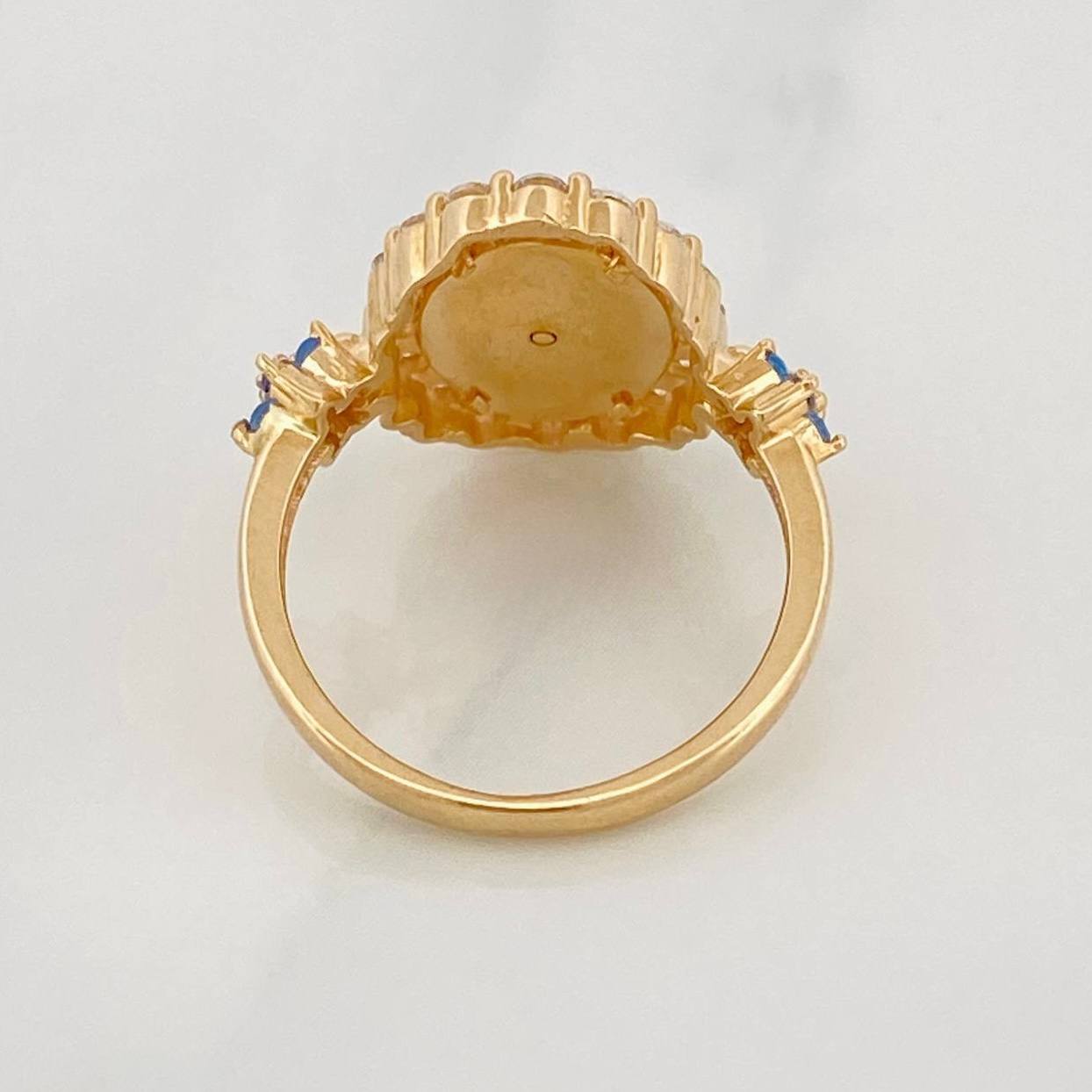 Anillo Virgen Milagrosa 3.3g / T6 Oro Amarillo 18K