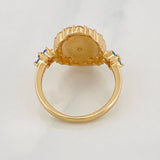 Anillo Virgen Milagrosa 3.3g / T6 Oro Amarillo 18K