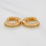 Hoop Earrings Bv 4.1g / 1/2 in Yellow Gold 18K