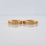 Hoop Earrings Bv 3.85g / 1/2 in Yellow Gold 18K