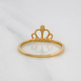 Anillo Corona 1.2g / T7 1/4 Oro Amarillo 18K