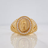 Anillo Virgen Guadalupe 5.3g / T10 1/4 Oro Amarillo 18K
