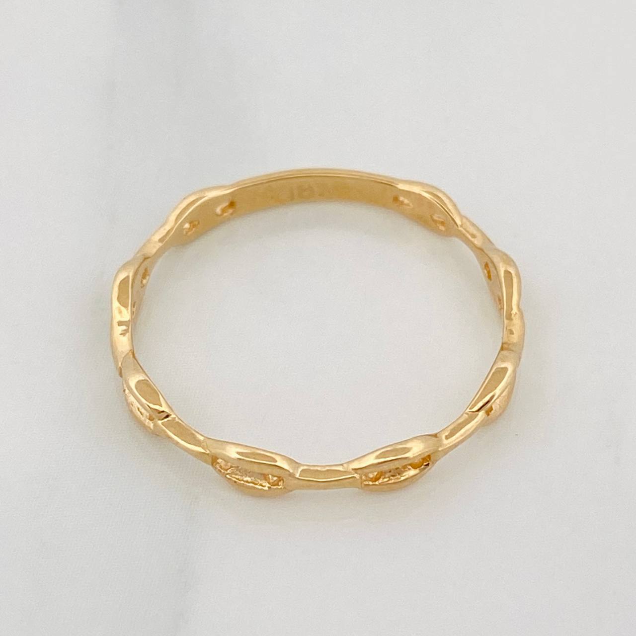 Anillo GC 1.35g / T7 3/4 Oro Amarillo 18K