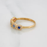 Anillo Churumbela Tupido 2.05g / T7 Oro Amarillo 18K